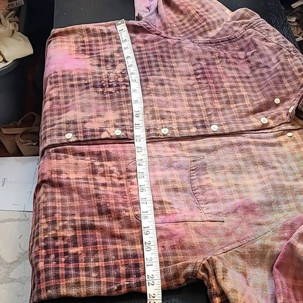 Reworked/upcycled flannel shirt - Picture 7 of 7